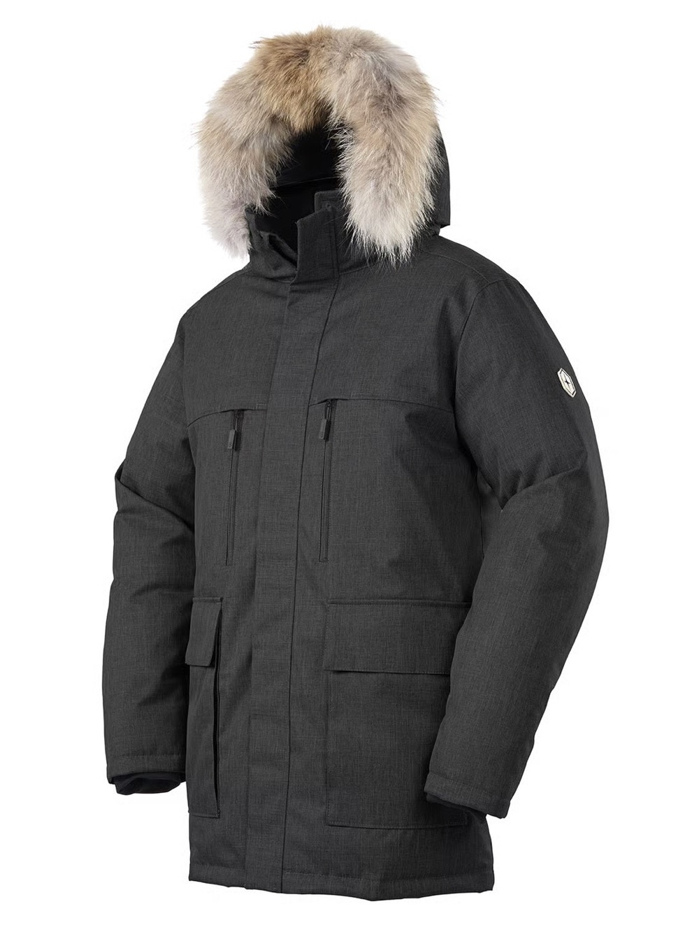 Quartz Nature Down Canadian Parka Puffer Hooded Winter Coat RARE Size XS Mens